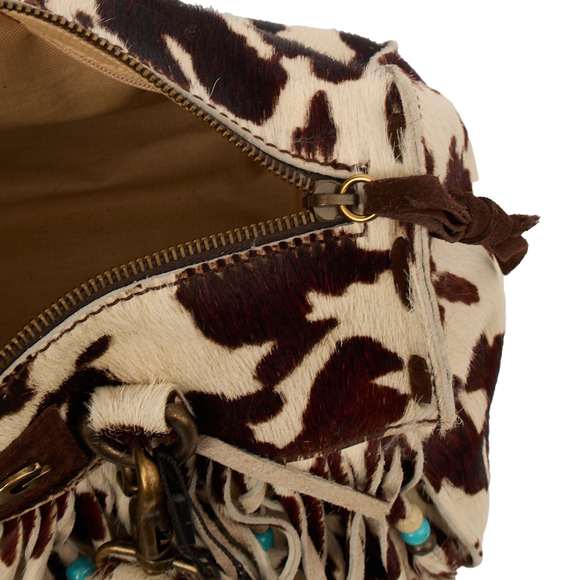 Dolce & Gabbana Shoulder Bag Shoulder Bag in Brown, Fabric — Alternate View 7