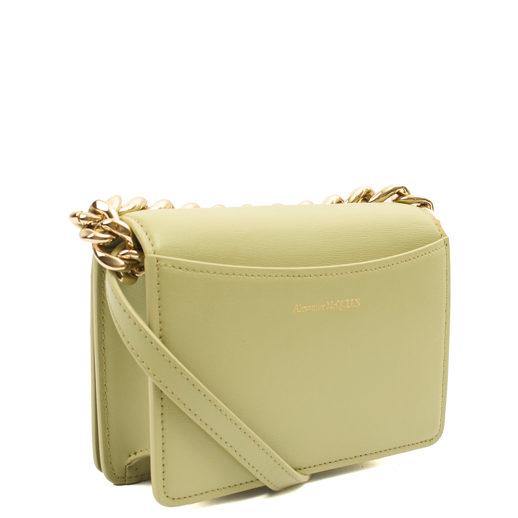 Alexander McQueen Cross Body Knuckle Crossbody in Green, Leather — Alternate View 8