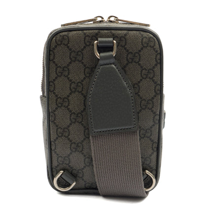 Gucci Cross Body Ophidia Crossbody in Grey, Leather — Back View