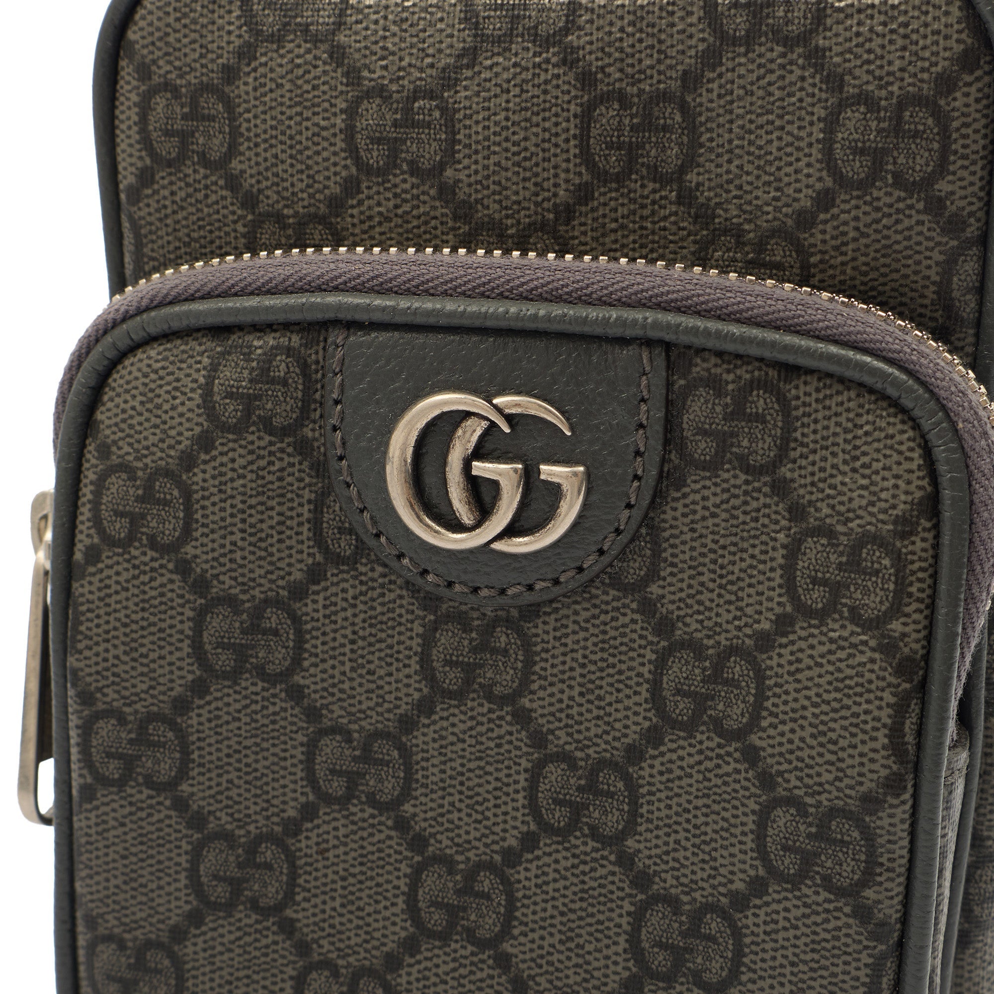 Gucci Cross Body Ophidia Crossbody in Grey, Leather — Lifestyle View