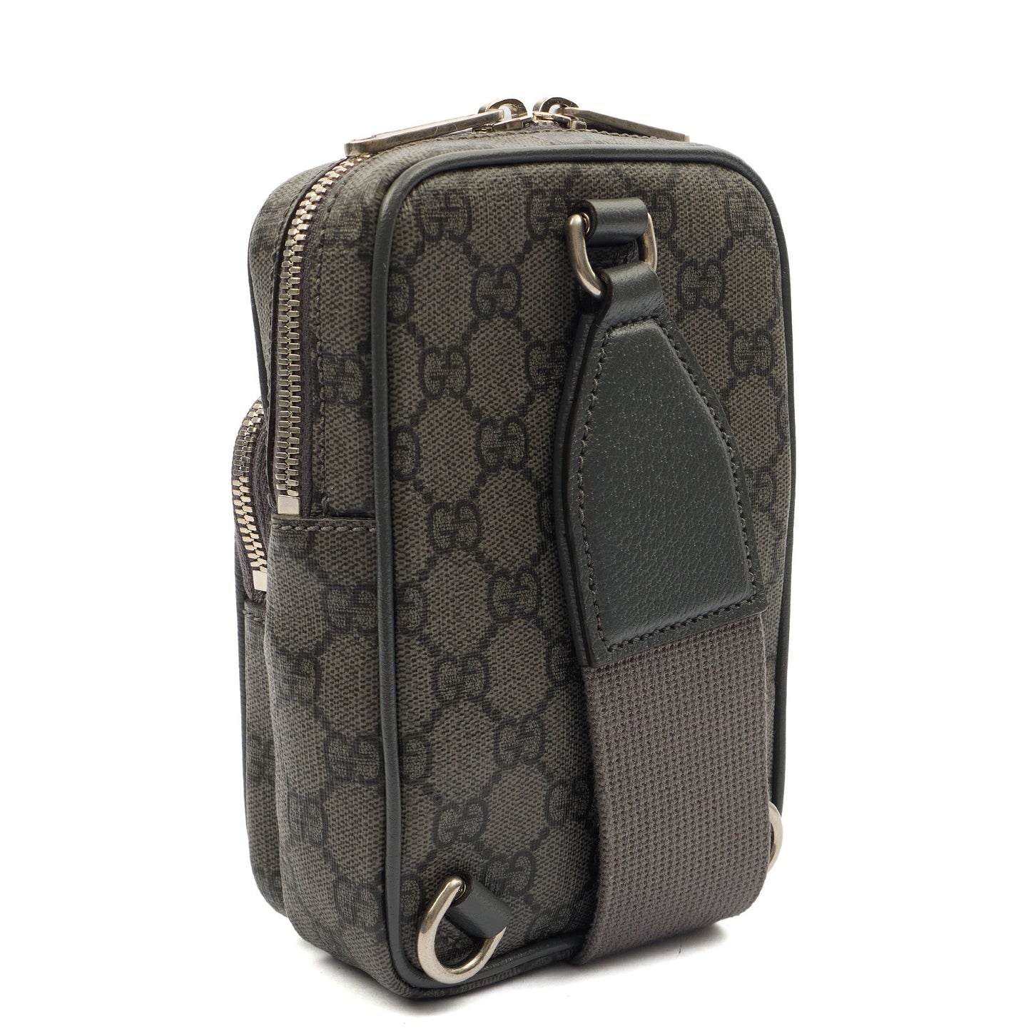 Gucci Cross Body Ophidia Crossbody in Grey, Leather — Side View