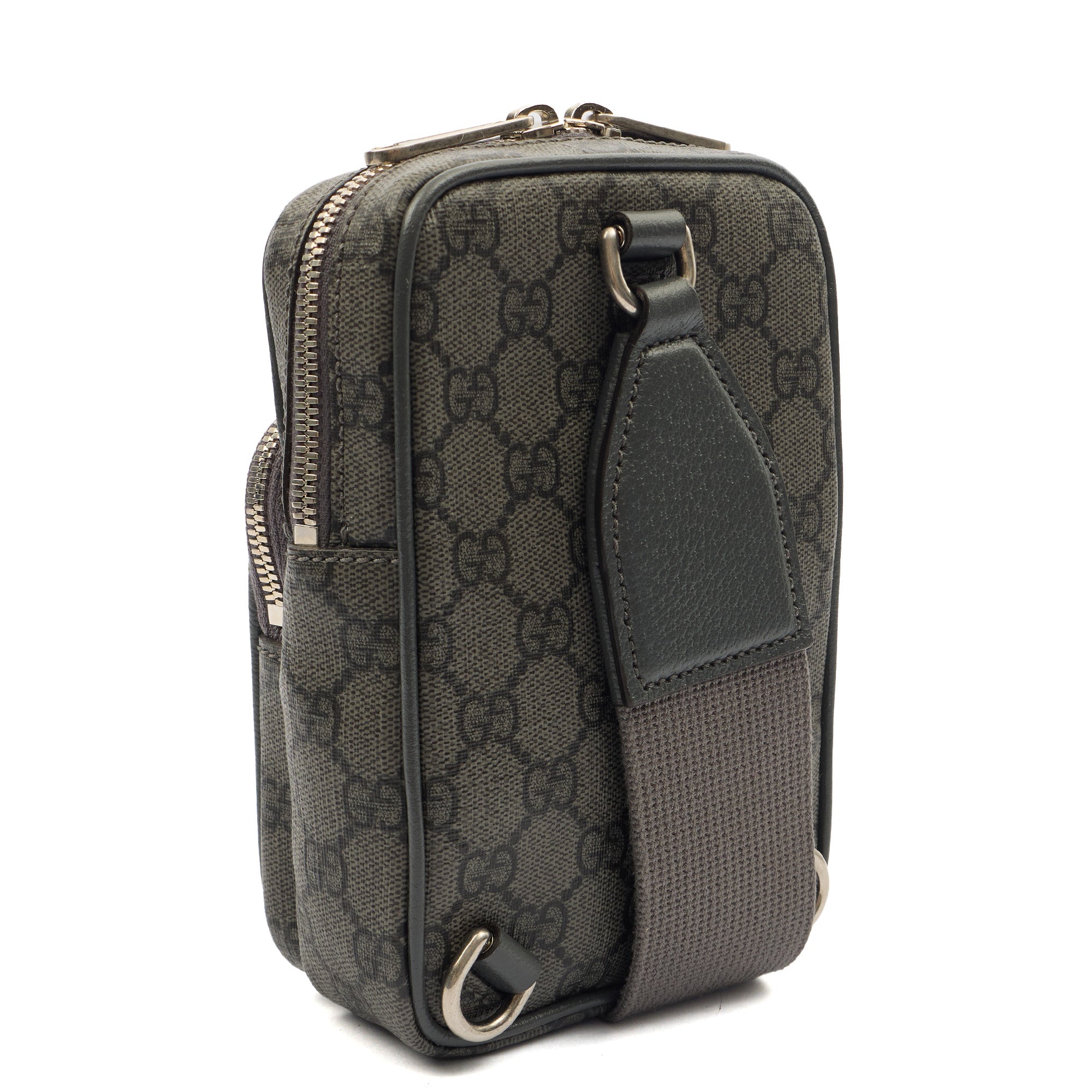 Gucci Cross Body Ophidia Crossbody in Grey, Leather — Side View