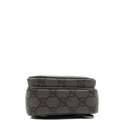 Gucci Cross Body Ophidia Crossbody in Grey, Leather — Top View