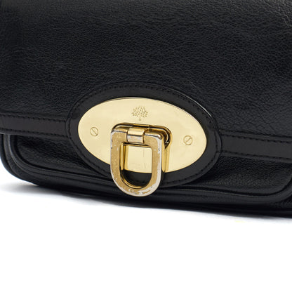 Mulberry Shoulder Bag Vintage Shoulder Bag in Black, Leather — Alternate View 7