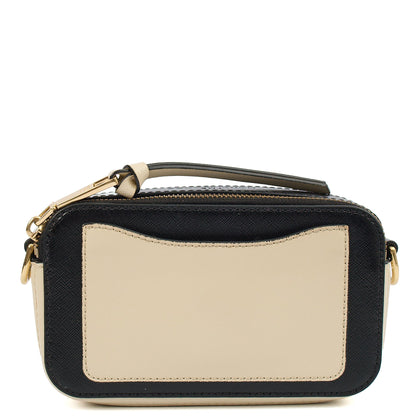 Marc Jacobs Cross Body Snapshot in cloud white, Leather — Top View