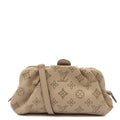 Louis Vuitton Cross Body Scala Mini Pouch in Creme Beige, Leather — Front View