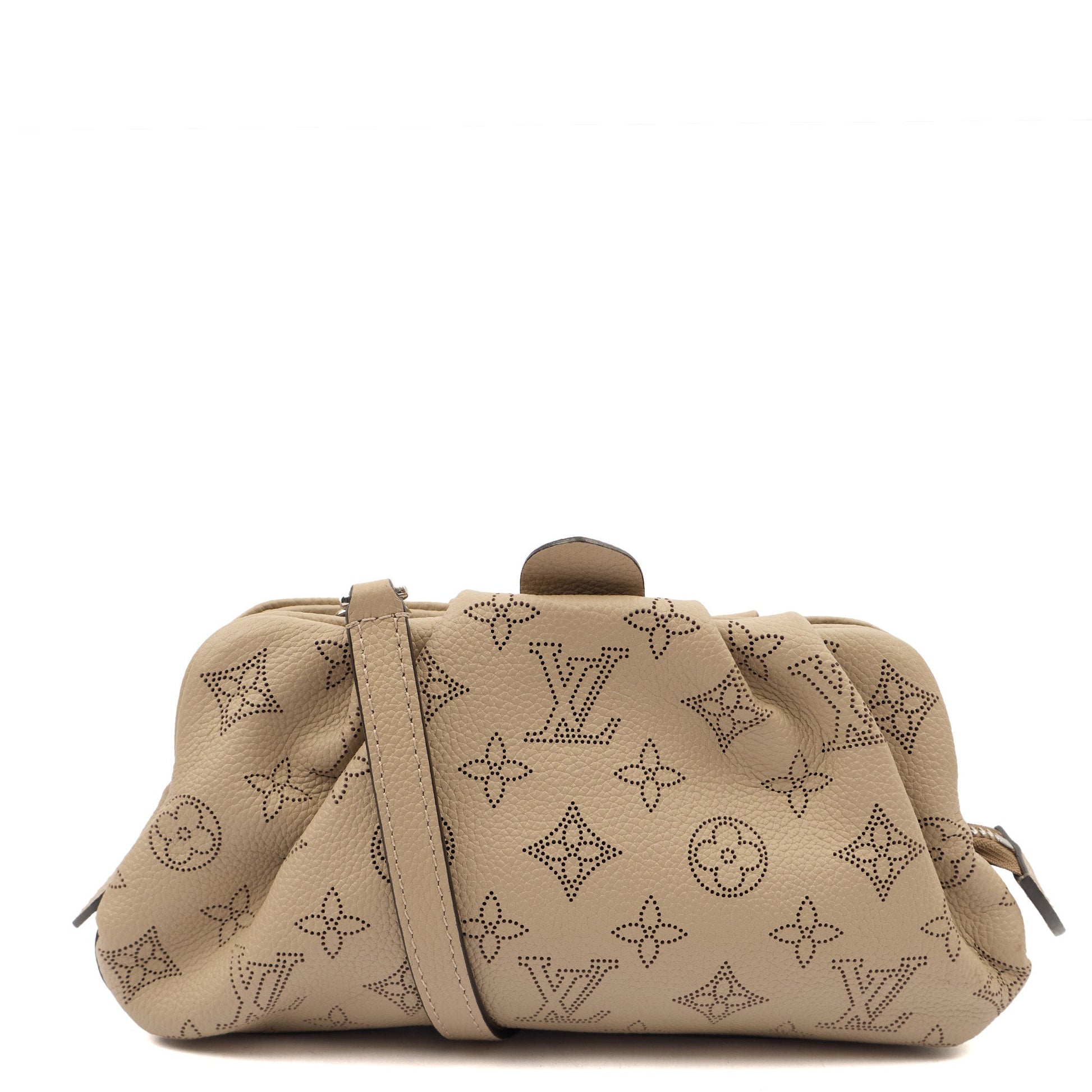 Louis Vuitton Cross Body Scala Mini Pouch in Creme Beige, Leather — Alternate View 8