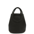 Hermes Tote In The Loop in Black, Togo Leather — Front View