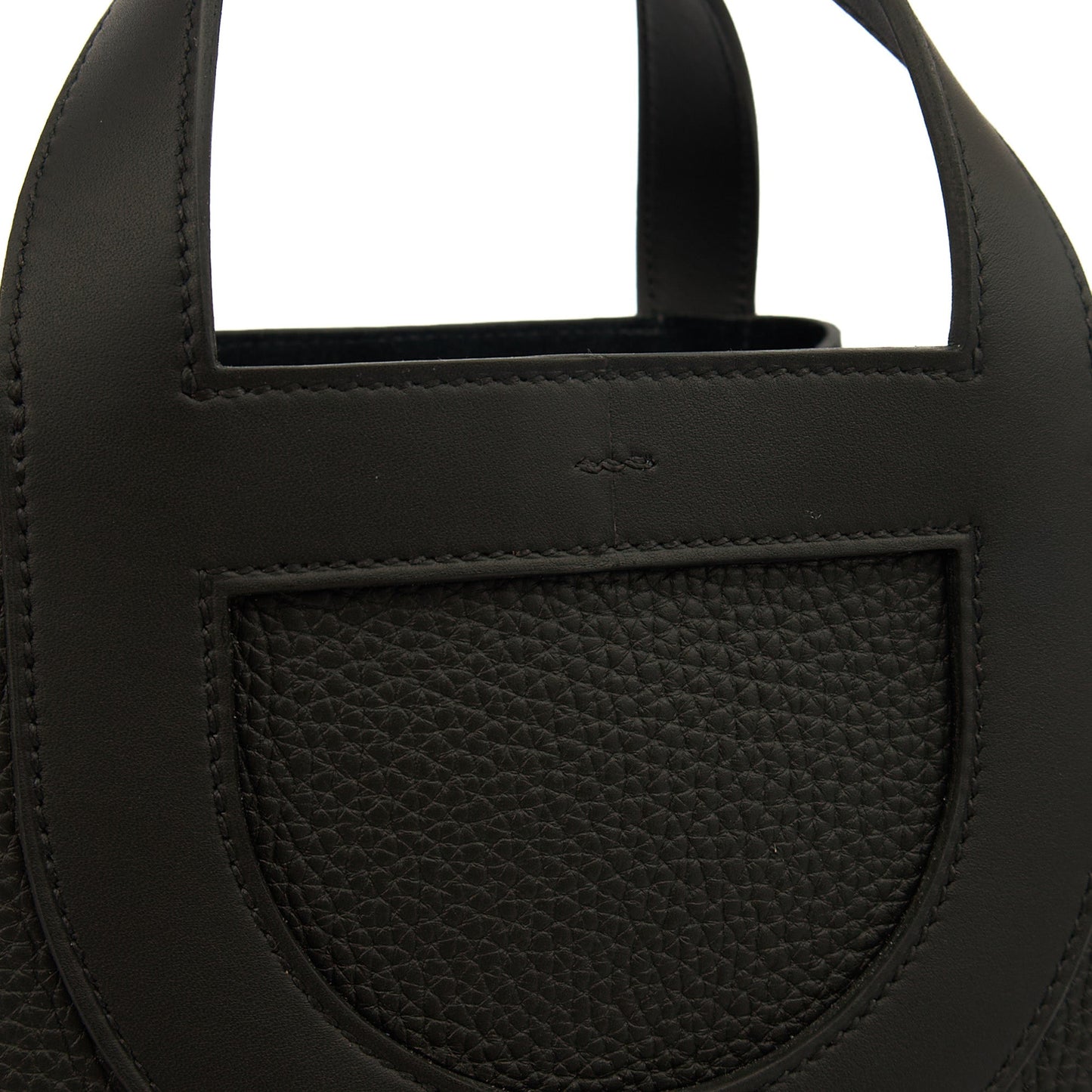 Hermes Tote In The Loop in Black, Togo Leather — Alternate View 7