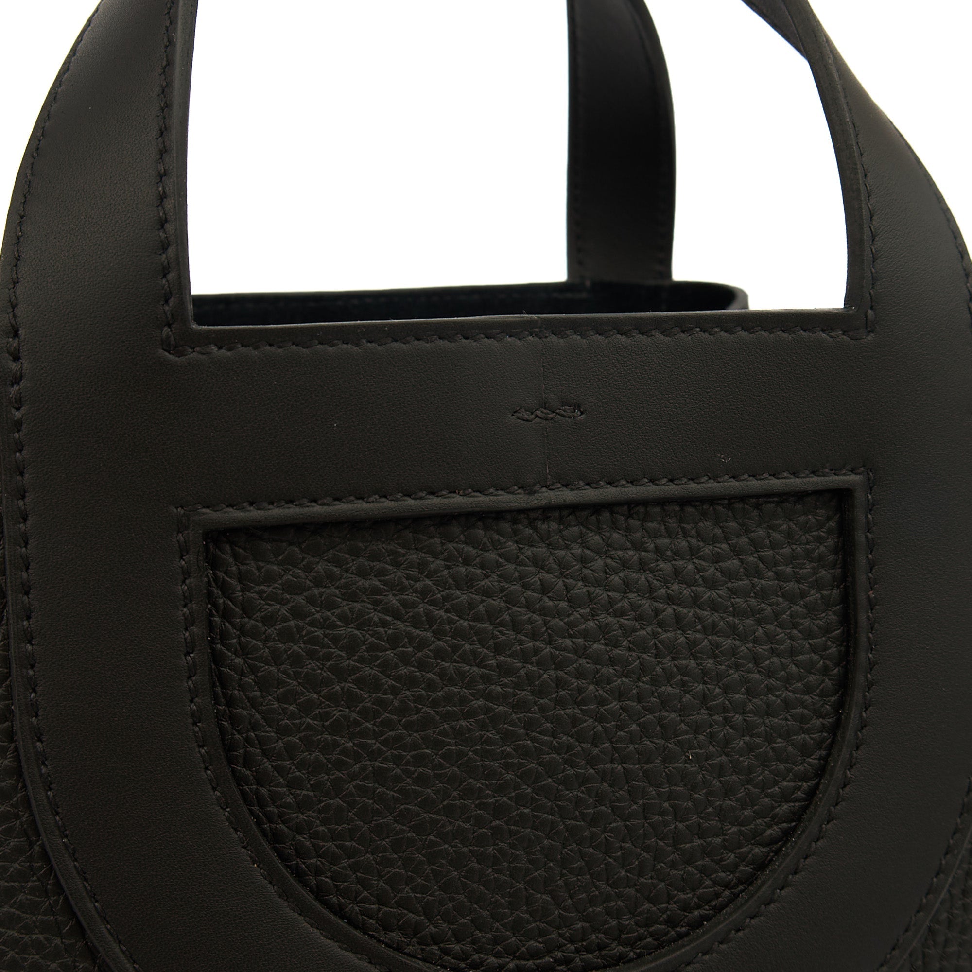 Hermes Tote In The Loop in Black, Togo Leather — Alternate View 7