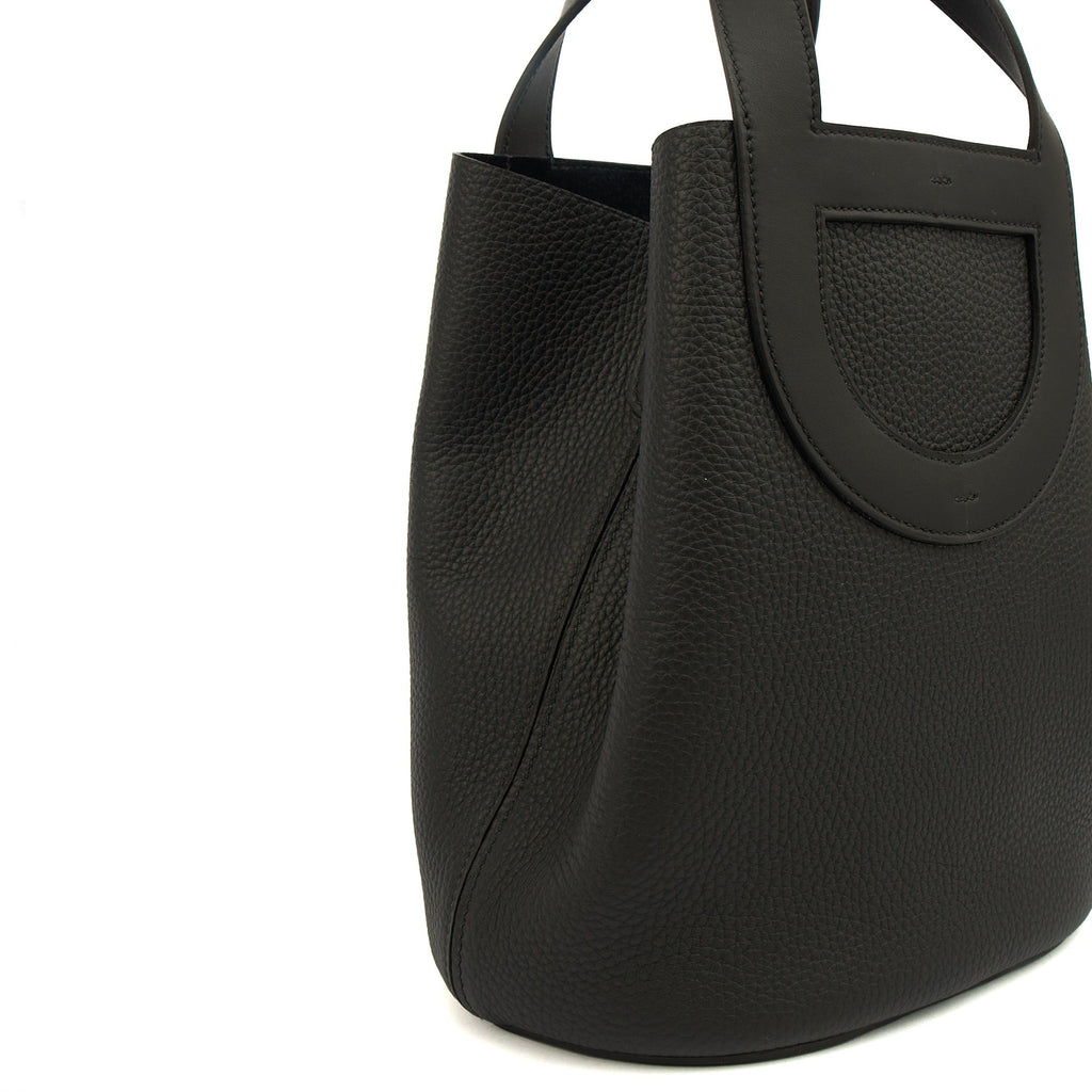 Hermes Tote In The Loop in Black, Togo Leather — Alternate View 8