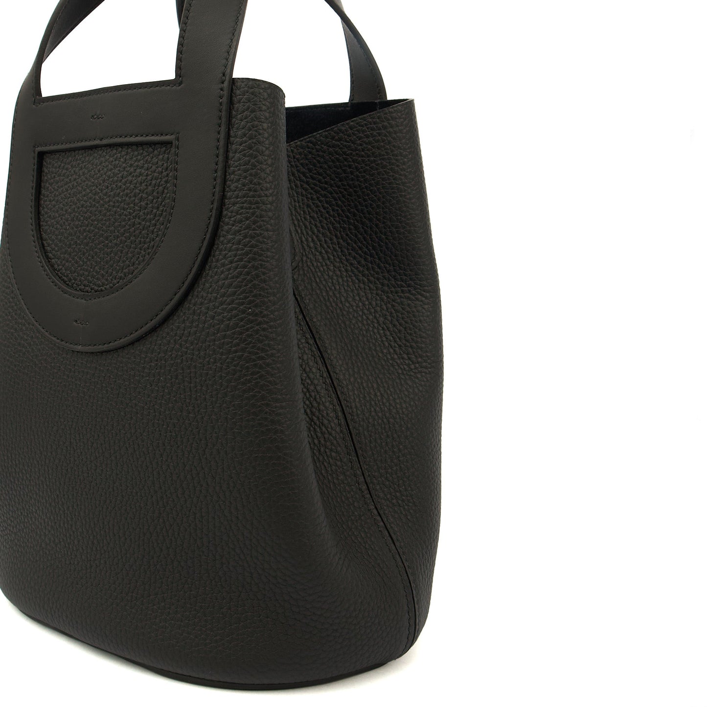 Hermes Tote In The Loop in Black, Togo Leather — Alternate View 15