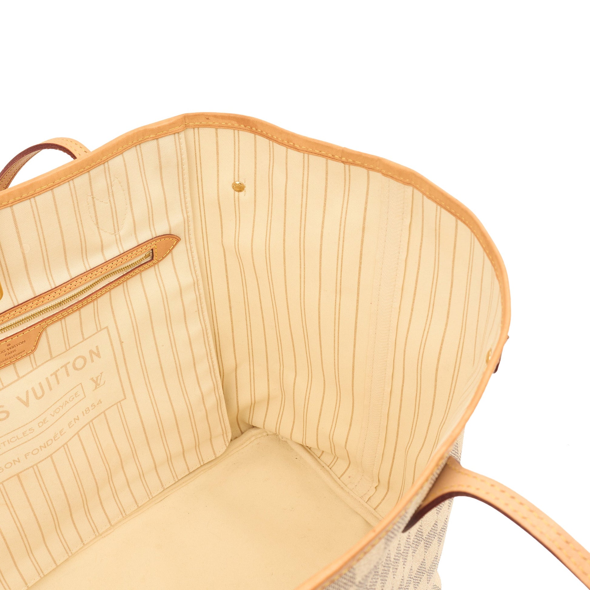 Louis Vuitton Tote Neverfull GM in Damier Azur, Canvas — Alternate View 7