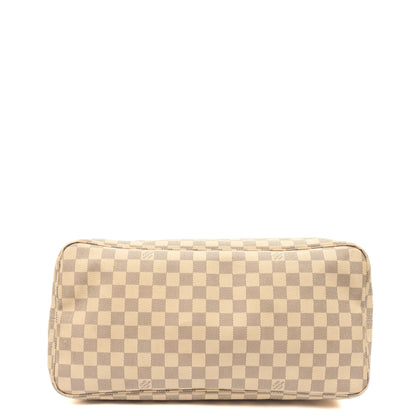 Louis Vuitton Tote Neverfull GM in Damier Azur, Canvas — Detail View