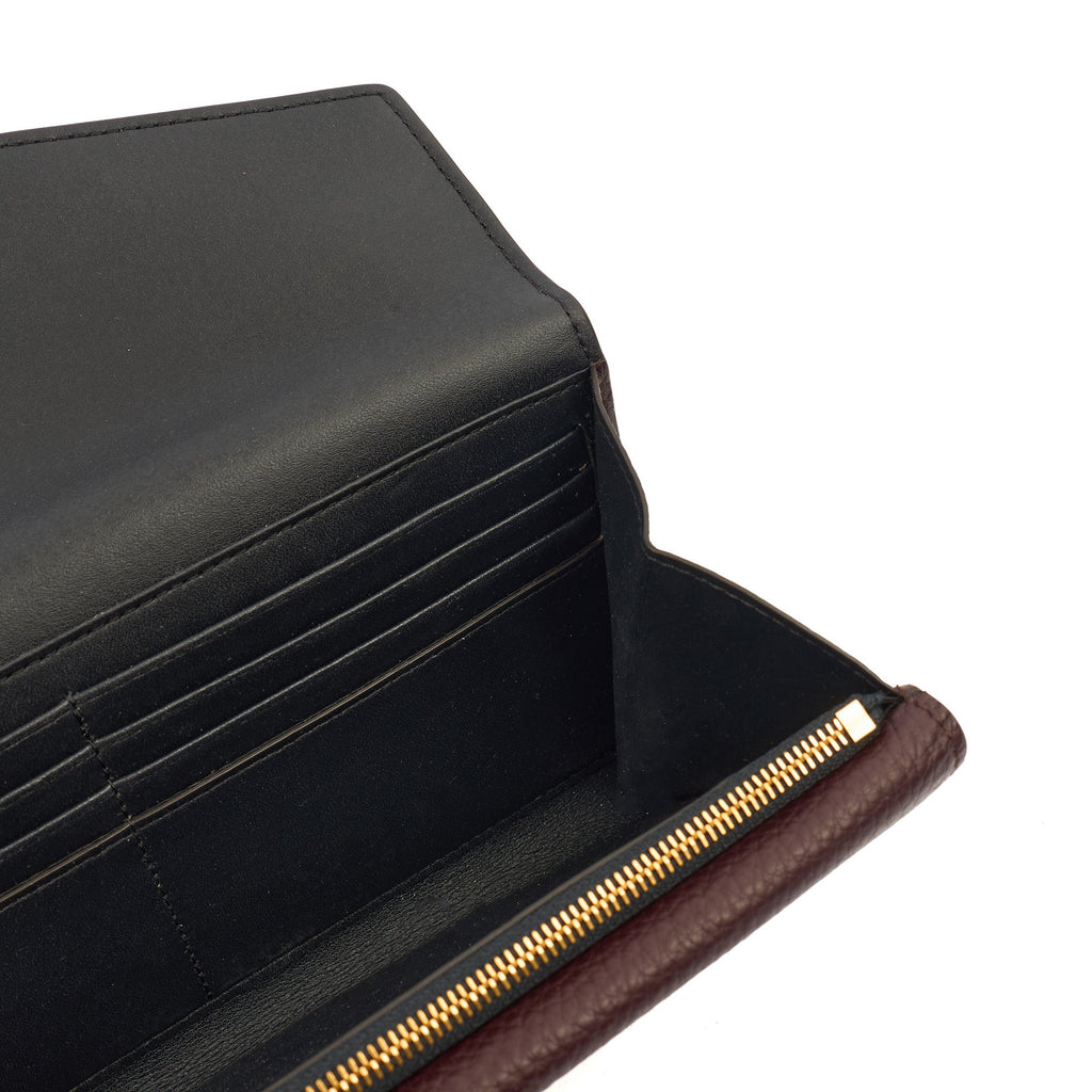 Mulberry Purse Wallet in Oxblood, Leather — Alternate View 7
