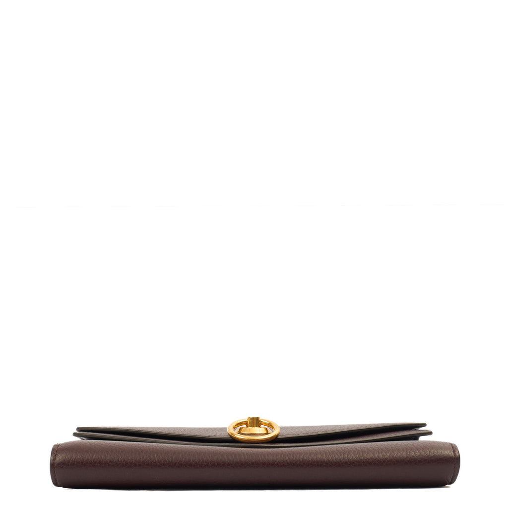Mulberry Purse Wallet in Oxblood, Leather — Alternate View 12