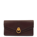 Mulberry Purse Wallet in Oxblood, Leather — Front View