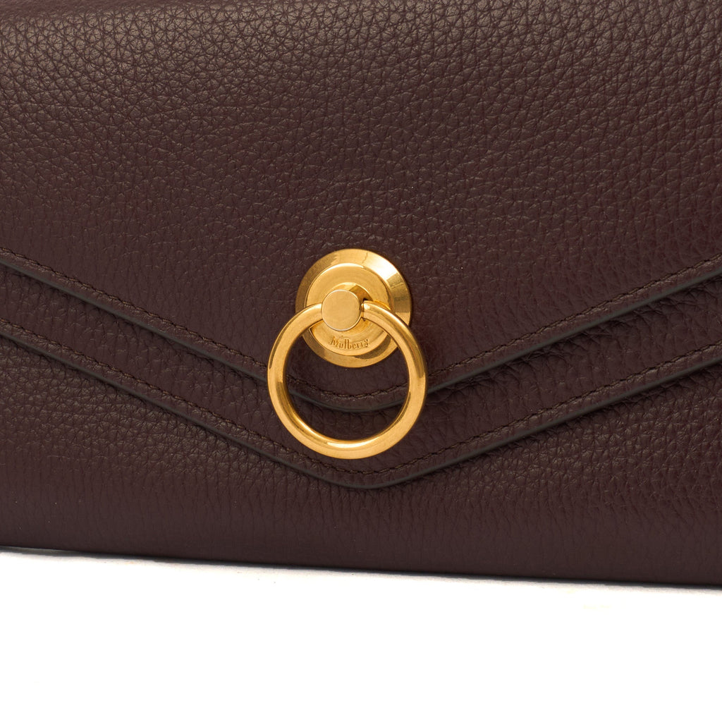 Mulberry Purse Wallet in Oxblood, Leather — Alternate View 13