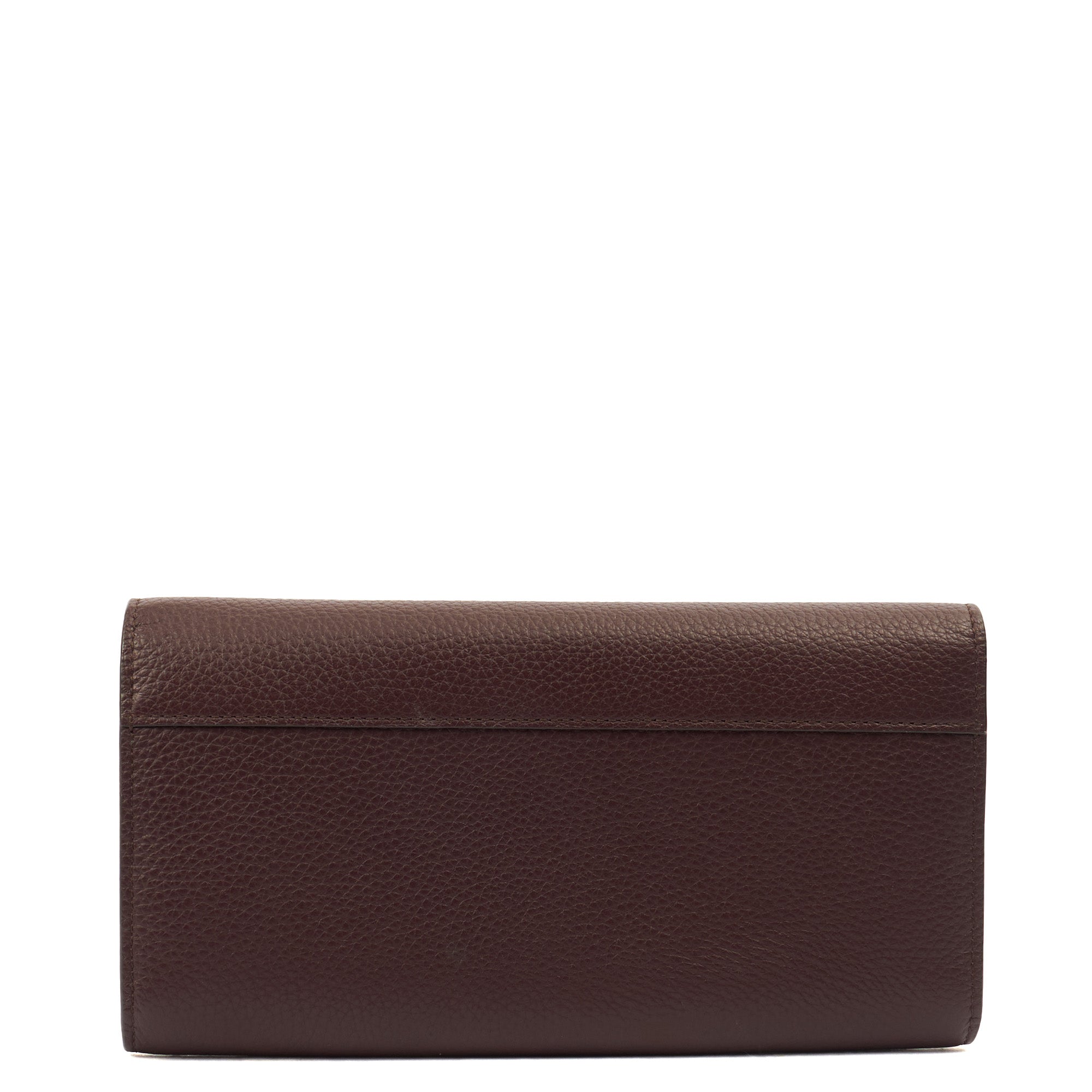 Mulberry Purse Wallet in Oxblood, Leather — Top View