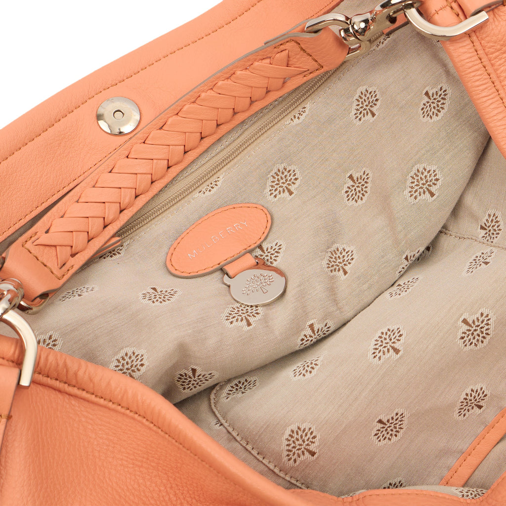 Mulberry Shoulder Bag Effie Satchel in Pink, Leather — Lifestyle View
