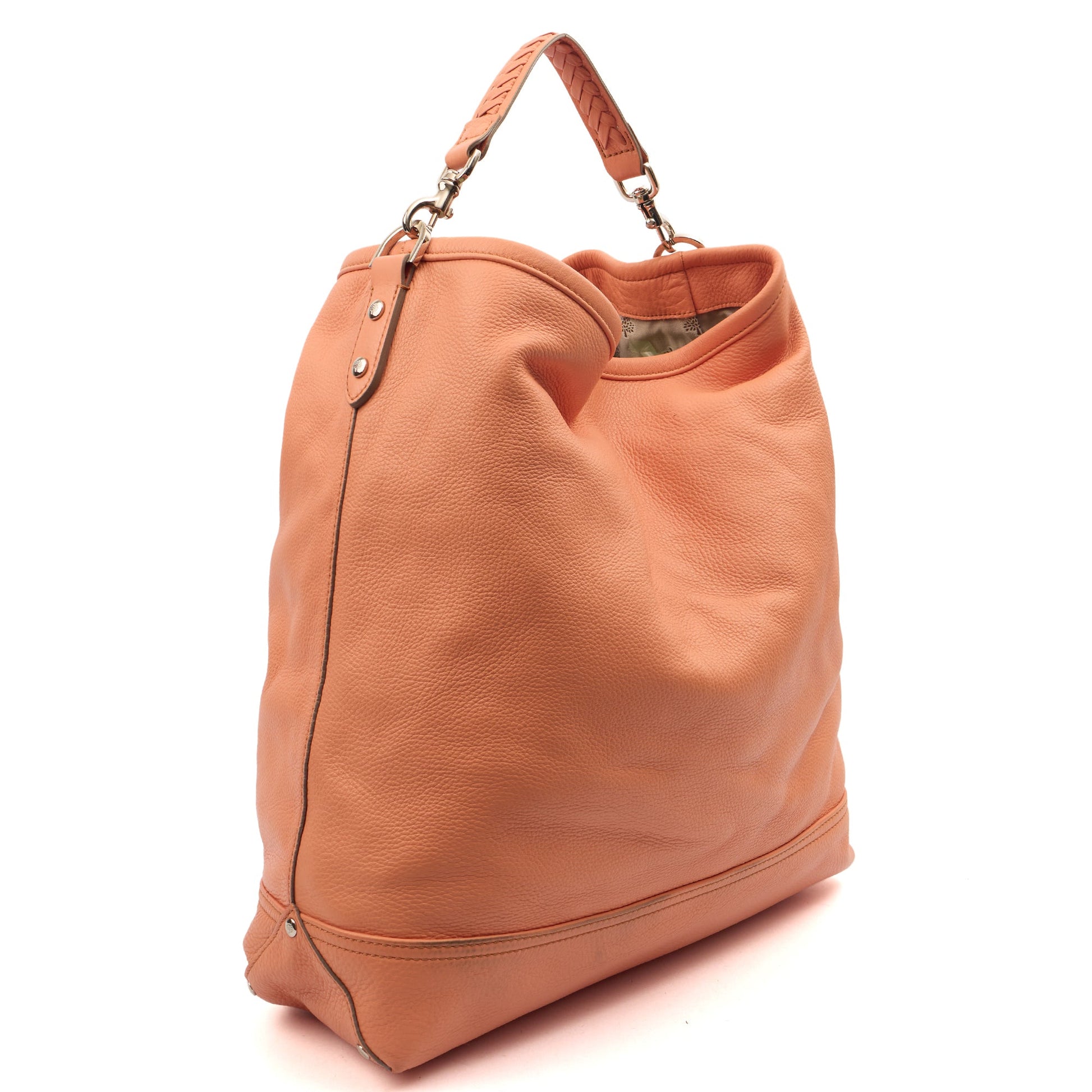 Mulberry Shoulder Bag Effie Satchel in Pink, Leather — Back View