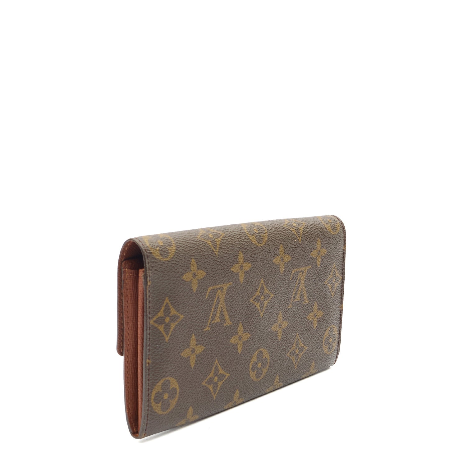 Louis Vuitton Purse Sarah Wallet in Monogram, Canvas — Side View