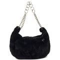 Chanel Shoulder Bag Shoulder Bag in Black, Exotic — Front View