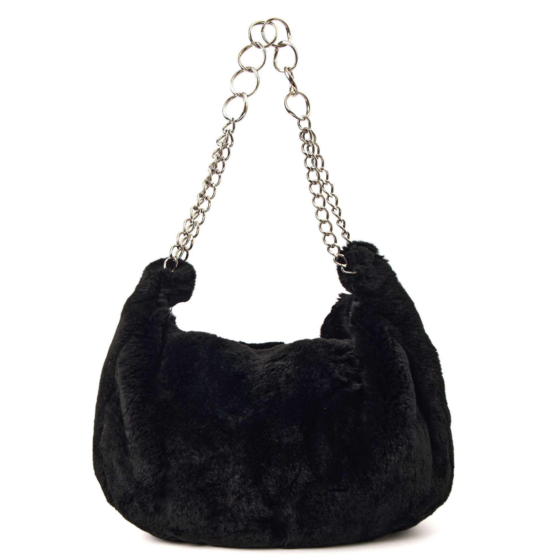 Chanel Shoulder Bag Shoulder Bag in Black, Exotic — Top View