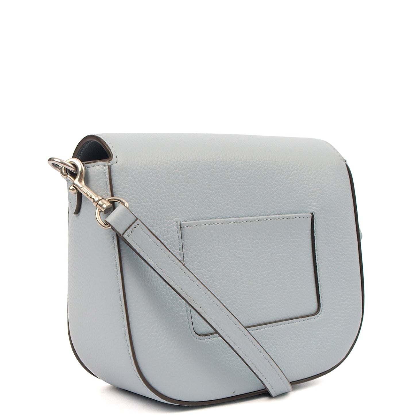 Mulberry Cross Body Darley Shoulder Bag - Small  in Poplin Blue, Calfskin Leather — Back View