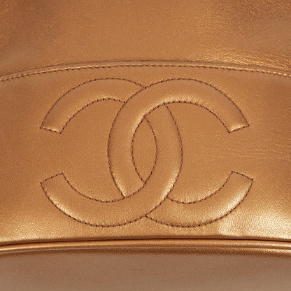 Chanel Bucket Bag Vintage Bucket Bag in Metallic, Lambskin Leather — Lifestyle View