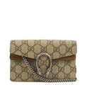 Gucci Mini Bag Dionysus - Super Mini in GG Supreme, Leather — Front View