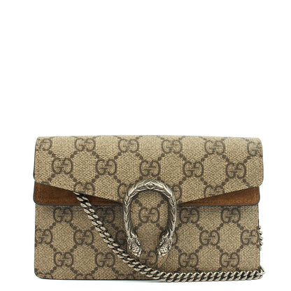 Gucci Mini Bag Dionysus - Super Mini in GG Supreme, Leather — Alternate View 9