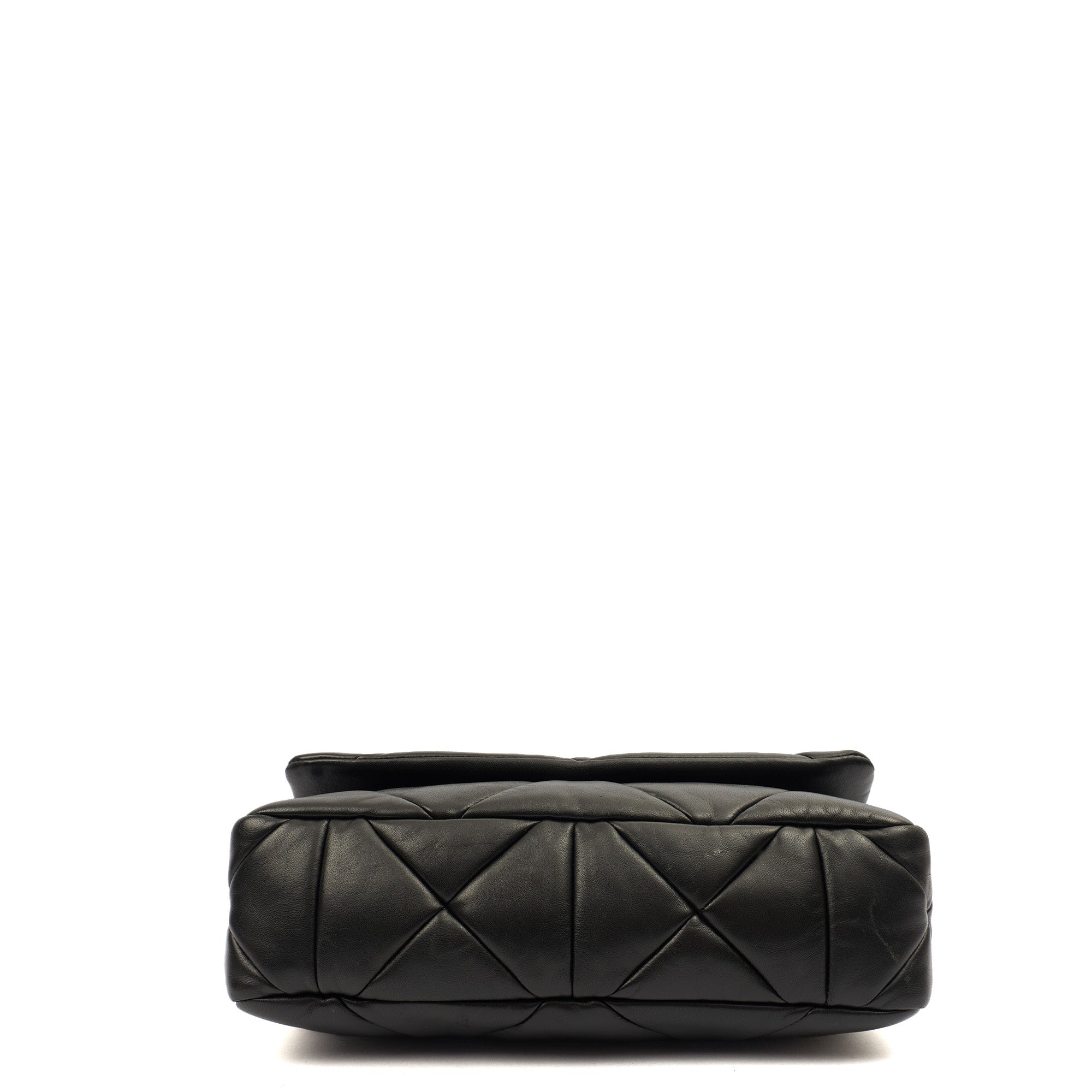 Prada Cross Body System Patchwork bag in Black, Leather — Detail View