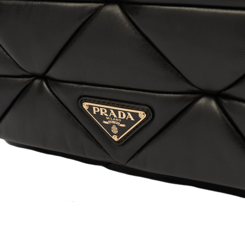 Prada Cross Body System Patchwork bag in Black, Leather — Alternate View 14