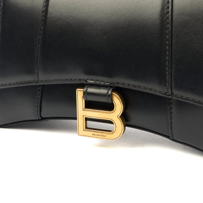 Balenciaga Top Handle Hourglass Top Handle XS in Black, Veau (Calfskin) — Alternate View 18