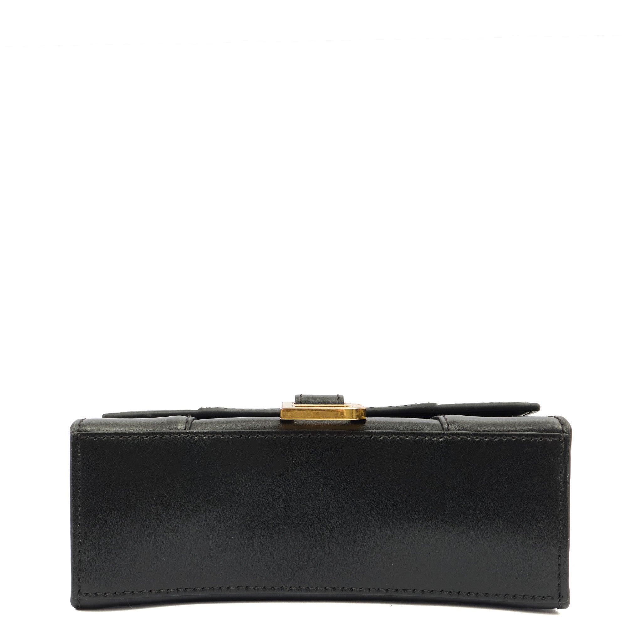 Balenciaga Top Handle Hourglass Top Handle XS in Black, Veau (Calfskin) — Alternate View 10