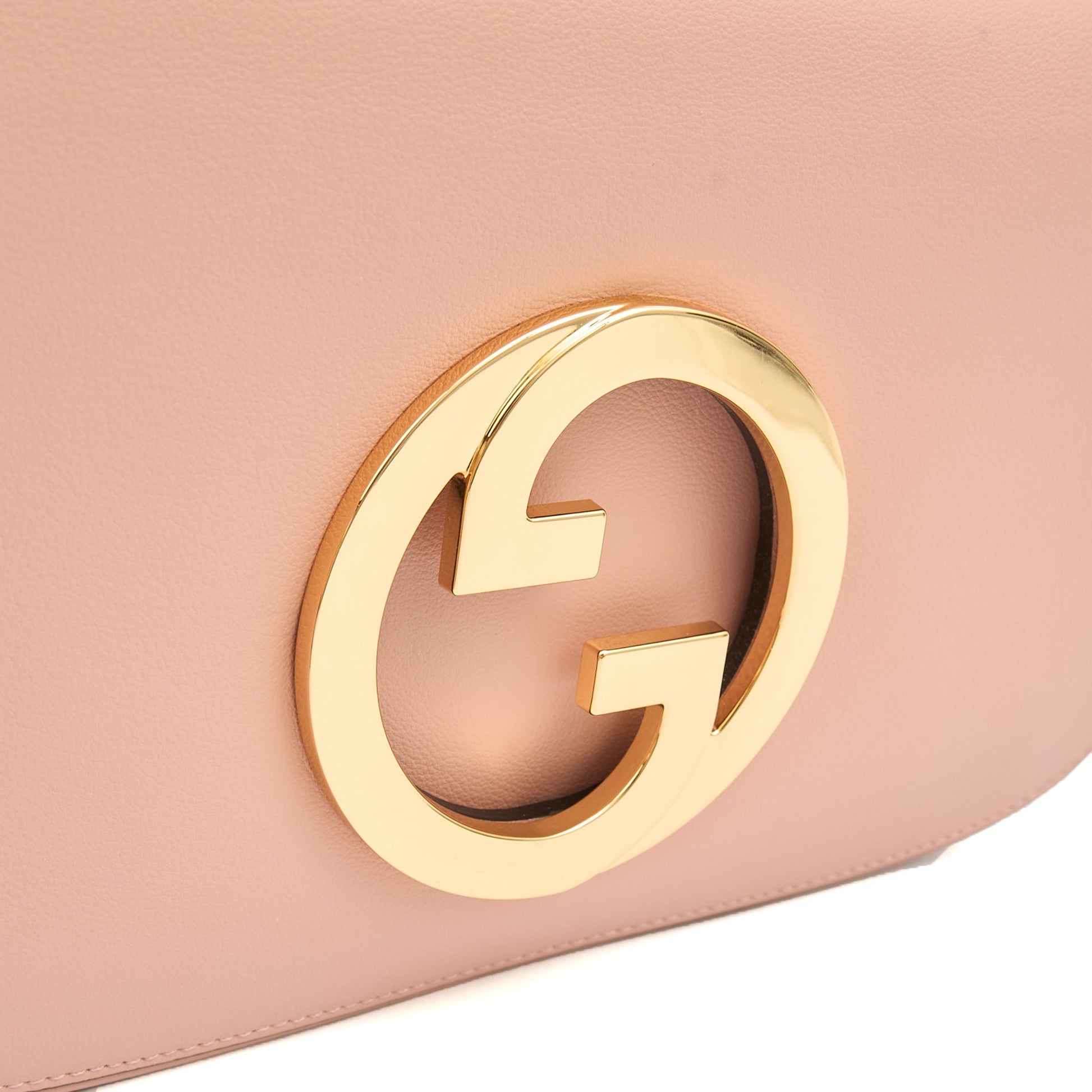 Gucci Shoulder Bag Blondie Shoulder Bag in Pink, Leather — Detail View