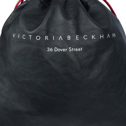 Victoria Beckham Tote Drawstring Bucket Bag in Black, Leather — Lifestyle View