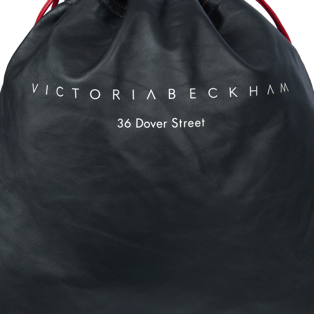 Victoria Beckham Tote Drawstring Bucket Bag in Black, Leather — Alternate View 20