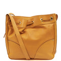 Mulberry Bucket Bag Poppy in Yellow, Leather — Front View