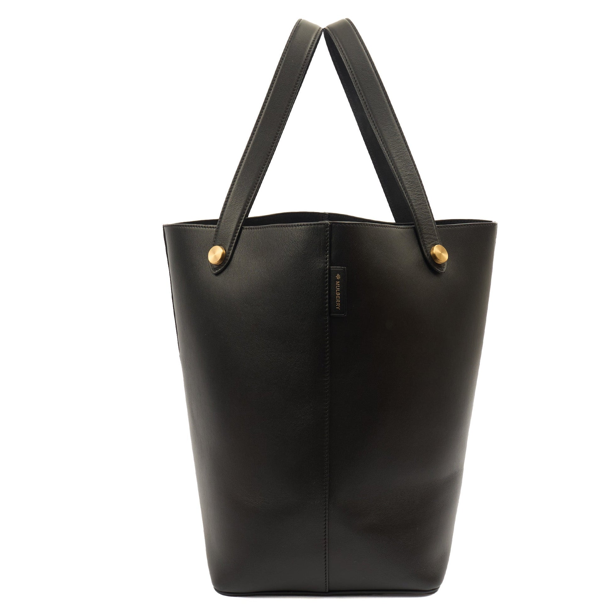 Mulberry Tote Kite Tote in Black, Leather — Lifestyle View