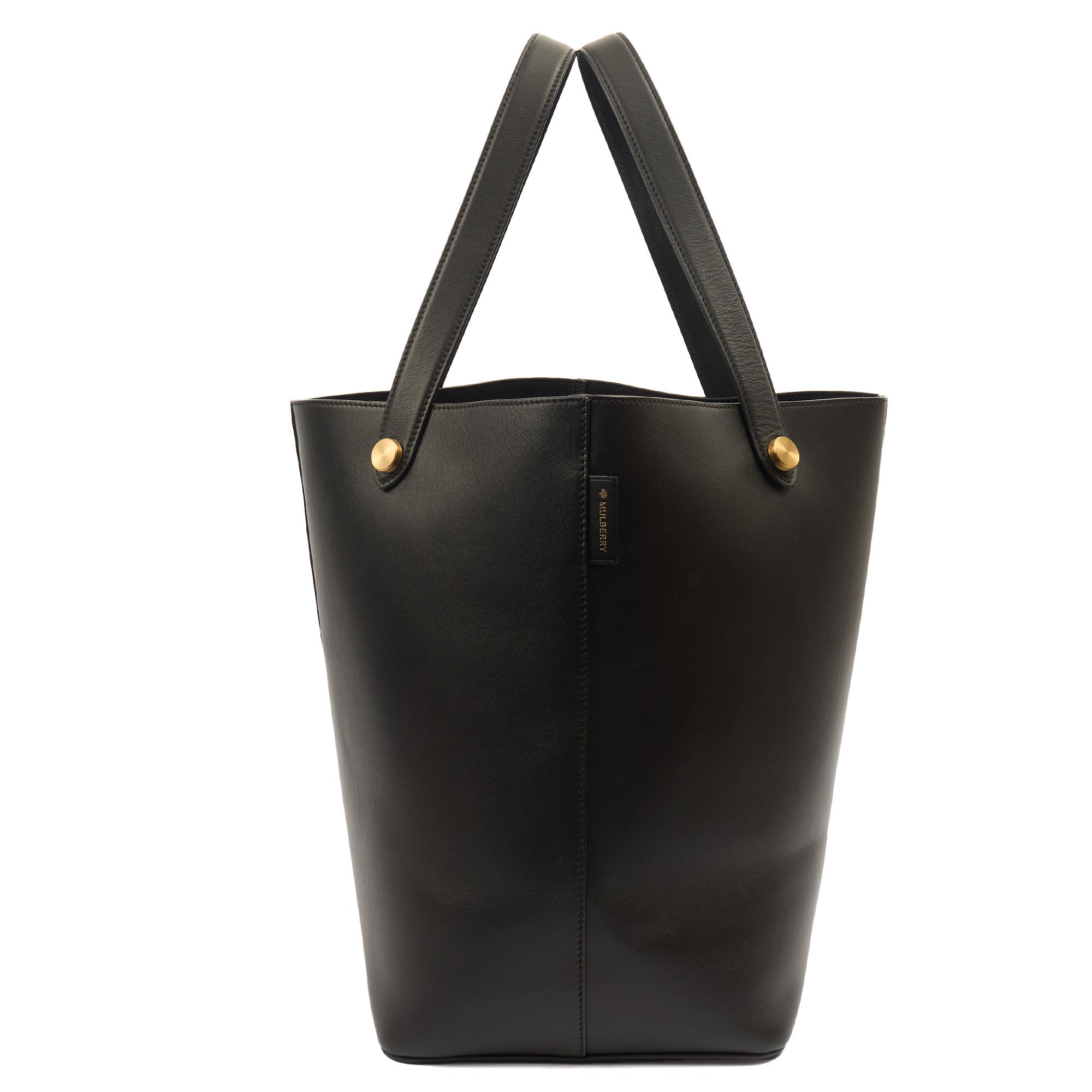 Mulberry Tote Kite Tote in Black, Leather — Lifestyle View