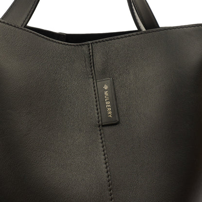 Mulberry Tote Kite Tote in Black, Leather — Side View