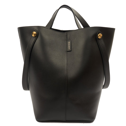 Mulberry Tote Kite Tote in Black, Leather — Front View