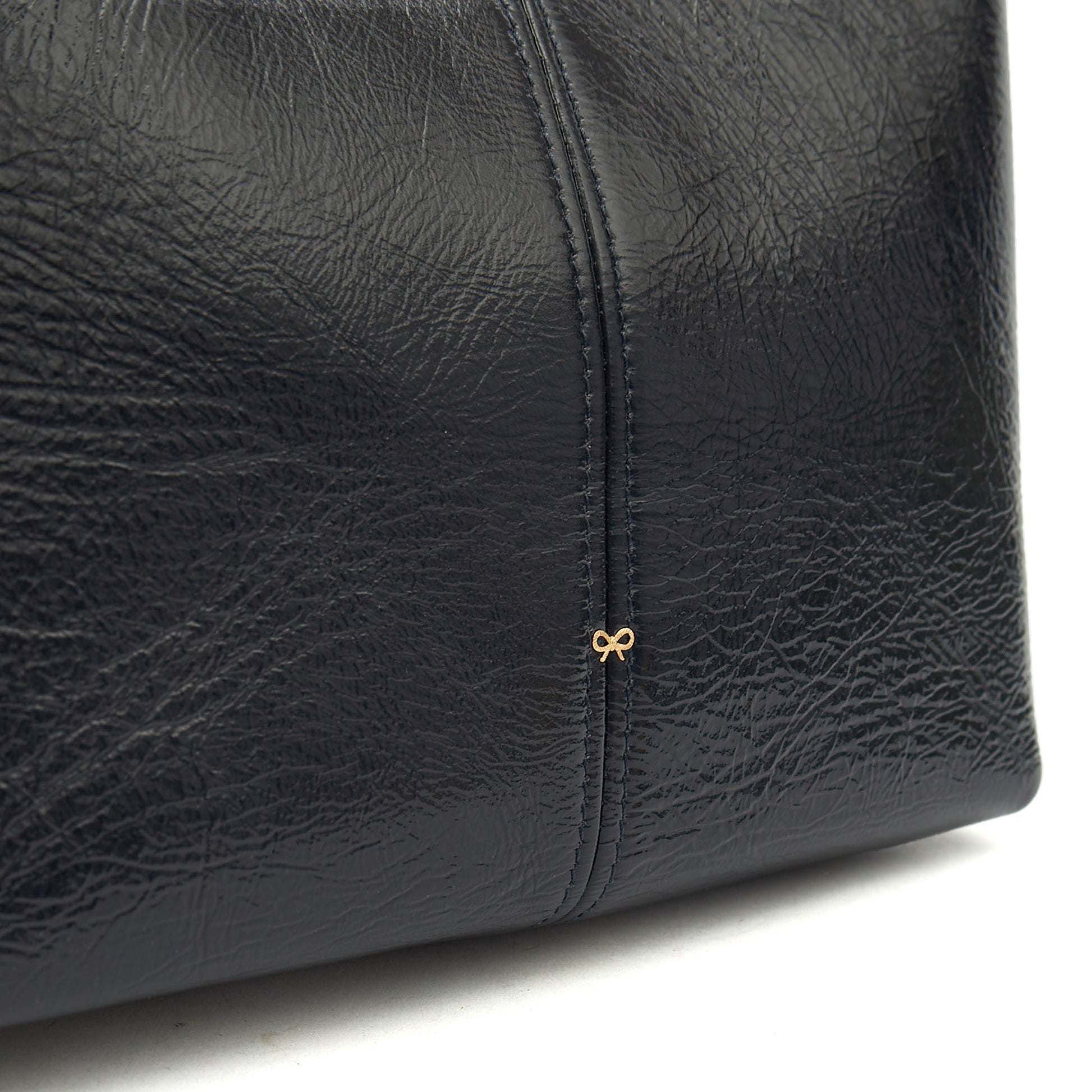 Anya Hindmarch Tote Build a Bag - Small in Blue, Patent Leather — Alternate View 12