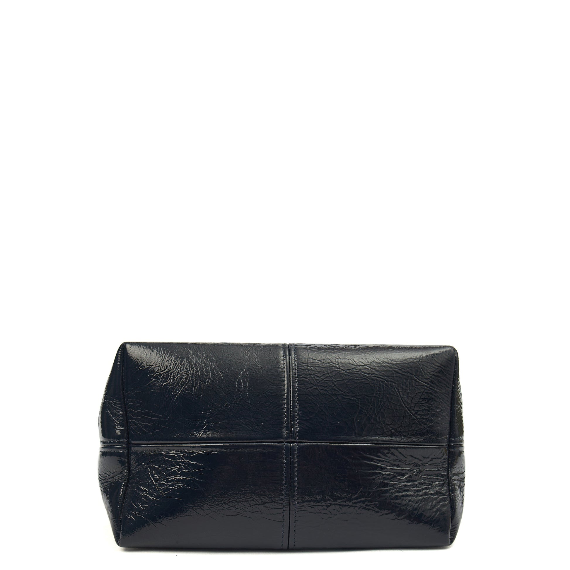 Anya Hindmarch Tote Build a Bag - Small in Blue, Patent Leather — Alternate View 10