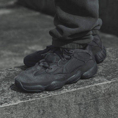 adidas Originals Yeezy 500 Utility Black — UK 3.5 | EU 36 | US 4 — Lifestyle View