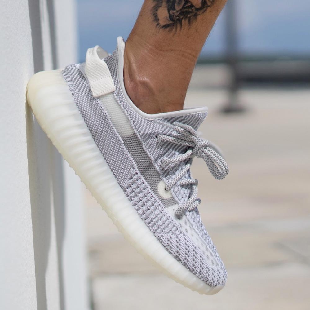 adidas Yeezy Boost 350 V2 Static Non-Reflective — 3 UK | 35.5 EU — Alternate View 7