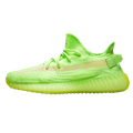 Yeezy Boost 350 V2 'Glow In The Dark' Green — UK 3.5 | EU 36 | US 4 — Front View