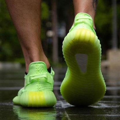 Yeezy Boost 350 V2 'Glow In The Dark' Green — UK 3.5 | EU 36 | US 4 — Alternate View 7